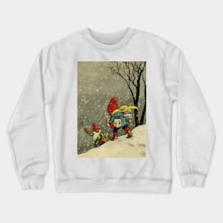 “Through the Snowstorm” by Jenny Nystrom Crewneck Sweatshirt